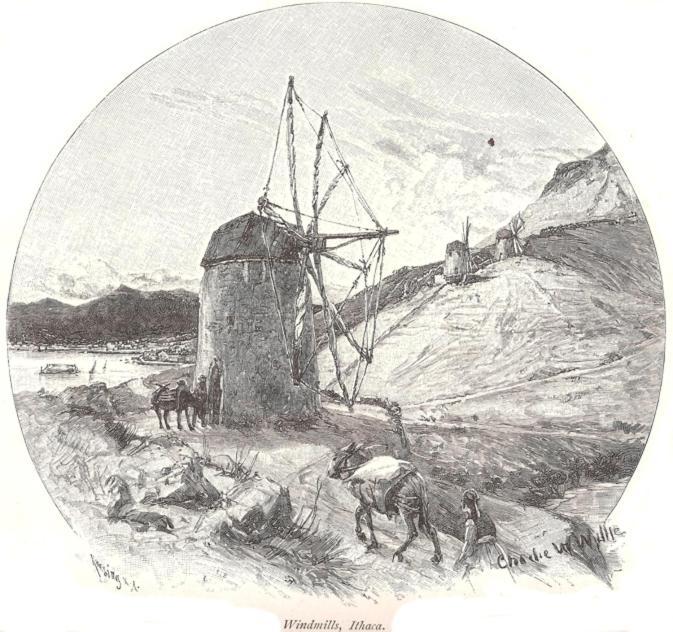 Razos Windmill Villa Vathy  Buitenkant foto